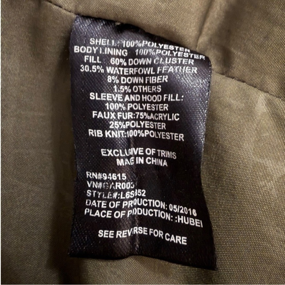 Sam Edelman Olive Green Lightweight Long Quilted Puffer Coat S Transition - Picture 10 of 11